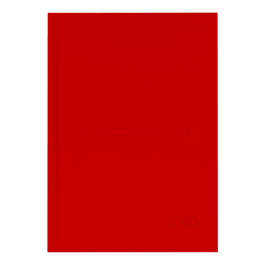 Oxford Agenda Anual Minimal Cosida A5 320H Dp Rojo 2026