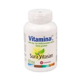 SURA VITASAN Vitamina C 1000 mg con Bioflavonoides y Escaramujo. Efecto Gradual. Suplemento 60 Comprimidos Precio: 17.8899996. SKU: B1D3ABCLMN
