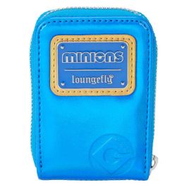 Loungefly Cartera Billetera Minions Gru Mi Villano Favorito de Cuero Vegano con Cremallera 6,87x10,62cm