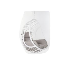 Sillon Colgante Terraza Y Jardin DKD Home Decor Blanco Gris 70 x 110 x 90 cm Sillon Colgante Terraza Y Jardin DKD Home Decor Blanco Gris 70 x 110 x 90 cm