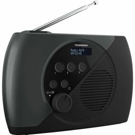 Thomson AAAYF54173 Radio DAB/FM Digital Portátil Gris y Negro con Sintonizador PLL y Pantalla LCD