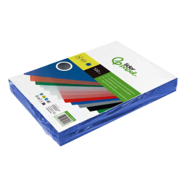 Liderpapel Tapas Polipropileno A4 0.5mm Azul Opaco Paquete 100 Unidades