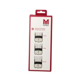 Moser Pack Peines Magnéticos Premium 6, 9 y 12 mm para máquinas de corte Moser / Wahl / Ermila Precio: 12.94999959. SKU: SBL-ART10333