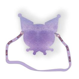 Cerdá Bolso de Peluche Hello Kitty Kuromi Morado para Niñas, Bandolera Infantil 17x14x4 cm, Edad Recomendada 3+ Años