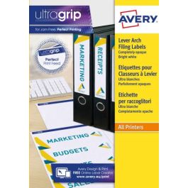 Paquete 25 Hojas Etiquetas Blancas para Archivadores con Dorso Fino-Impresoras Láser-192X38 Mm Avery L4760-25 Precio: 22.49999961. SKU: B1GQFJLAR6