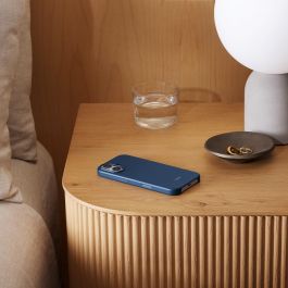 Apple MGK54LL/A Funda para iPhone 17 con MagSafe y Control de Cámara, Protección Anti-rayones y Caídas, Azul Felsblau