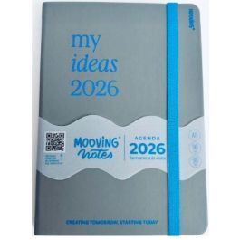 Agenda Anual (2026) Mooving Notes Cosida Tapa Extra Con Goma 150X210 S/V Surtido (5. Col.) Precio: 12.50000059. SKU: B1D6CZQ67S