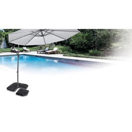 Basics Set base rellenable para parasol, antracita, 490x490x87 mm, agua 14 l/arena 22 kg Basics Set base rellenable para parasol, antracita, 490x490x87 mm, agua 14 l/arena 22 kg