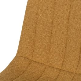 Silla Mostaza Tejido-Metal Salón 44 X 51 X 88 cm