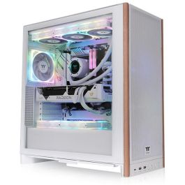 Thermaltake S370 WS Midi Tower Blanco con Vidrio Templado - ATX, EATX, Micro-ATX, Mini-ITX, SPCC, Juego