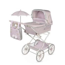 Decuevas Coche Reborn Plegable con Sombrilla y Bolso Sophie para Muñecas de hasta 55 cm