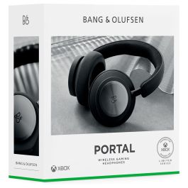Bang & Olufsen Beoplay Portal Auriculares Gaming Inalámbricos y Alámbricos con Dolby Atmos, Bluetooth 5.1, Cancelación de Ruido, para Xbox, Color Negro