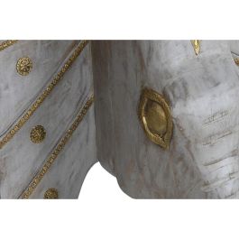 Recibidor DKD Home Decor Blanco Gris Dorado 80 x 30 x 96 cm Elefante Recibidor DKD Home Decor Blanco Gris Dorado 80 x 30 x 96 cm Elefante