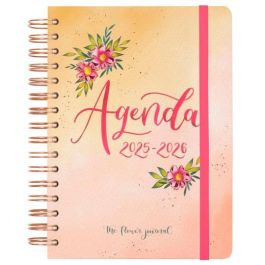 Finocam Agenda The Flower Journal 2025-2026, Tapa Dura Rosa, Espiral Doble, 155x212 mm, Minimalista, con Marcapáginas y Adhesivos Precio: 14.49999991. SKU: B1CJNBK6YP
