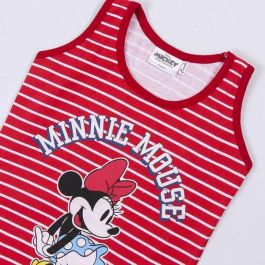 Cerdá Vestido de Punto Single Jersey Minnie Rojo para Niña, Talla 4 Años