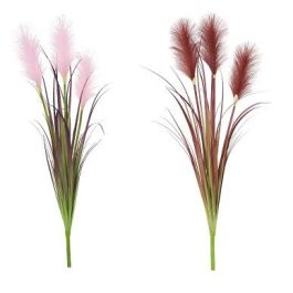 DKD Home Decor Planta Burdeos Rosa Palo 12 x 106 x 12 cm (2 Unidades)