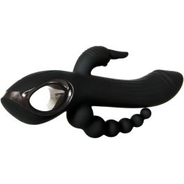 Consolador de Doble Penetración Evolved Trifecta Negro Consolador de Doble Penetración Evolved Trifecta Negro