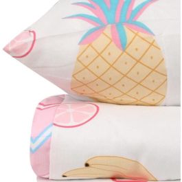 Juego de cama ASI8681875600131 - 1 funda nórdica 220x240 cm + 2 fundas de almohada 60x60 cm - 65% algodón, 35% poliéster - Blanco