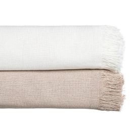 Colcha Ocre Algodón Textil/Hogar 280 X 260 cm