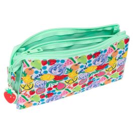 Safta Bolso Escolar Portatodo Triple Dora 120x220x30 mm Tres Compartimentos