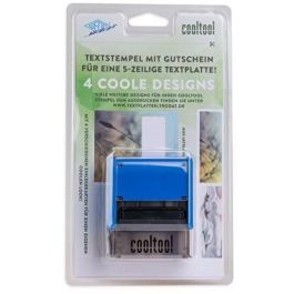 WEDO 8912 Sello con Impresión de Cupón 5 Líneas Tinta Negra
