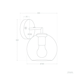 Aplique de Pared Mokpo [SKD-W1008] E27