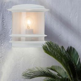 Brilliant Aplique de exterior Al. 25 cm Blanco brillante Hollywood