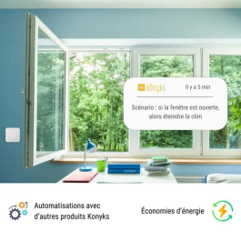 Konyks AAAEW28511 Termostato Wi-Fi para Bombas de Calor y Aires Acondicionados