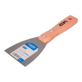 Edm Espátula Profesional Flexible 75mm - Mango de Madera y Acero de Carbono Precio: 1.49999949. SKU: S7906619