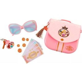 JAKKS PACIFIC Bolso de viaje Princesas Disney con llaves, dinero y gafas de juguete
