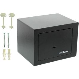 BURG-WÄCHTER S1 K - Caja Fuerte Favor con Cerradura de Seguridad de Doble Bit, Pared Simple Robusta y 2 Llaves