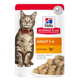 Hill's Hsp Feline Adult Pollo Pouch Caja 12x85 gr Alimento Húmedo para Gato Adulto Precio: 20.9899998. SKU: B1GP38CPAT