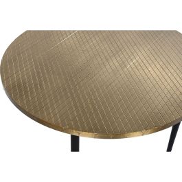 Mesa Centro Glam DKD Home Decor Dorado Negro 85 x 45 x 85 cm Mesa Centro Glam DKD Home Decor Dorado Negro 85 x 45 x 85 cm