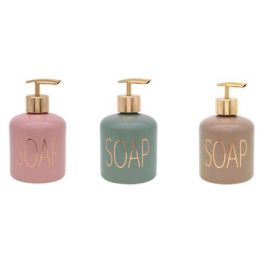 DKD Home Decor Dosificador Rosa Beige Cristal y ABS 8 x 14 x 8 cm Capacidad 450ml (12 Unidades) Precio: 19.49999942. SKU: B17CGKY98W