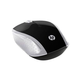 HP Ratón Inalámbrico 200 Pike Silver. Diseño Ambidextro Cómodo para Ambas Manos. Ratón Asequible para PC y Portátil