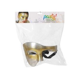 Antifaz Venecia Plateado Mujer Adulto para Disfraces Dama Noble Fiestas de Época Bailes de Máscaras