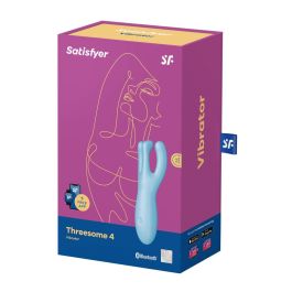 SATISFYER Threesome 4 Vibrador Azul para Mujer
