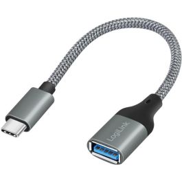 LogiLink ST-BU Adaptador USB-C a USB 3.2, 0.15m, Gris