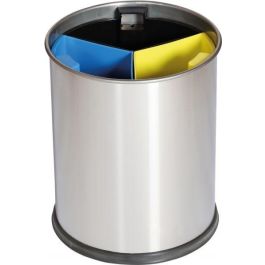 PROBBAX - WB-1251-SSSTL - Papelera separación de residuos c/recipientes separadores de colores - 13 L - 25,5 Ø x 30,8 cm - Acero inoxidable satinado PROBBAX - WB-1251-SSSTL - Papelera separación de residuos c/recipientes separadores de colores - 13 L - 25,5 Ø x 30,8 cm - Acero inoxidable satinado Precio: 64.49999985. SKU: B1CZL979WY