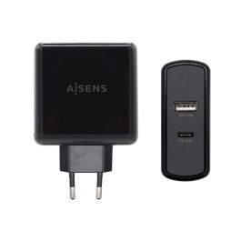 AISENS - CARGADOR 57W 1xUSB-C PD3.0 45W 1xUSB-A 5V/2.4A 12W NEGRO Precio: 9.78999989. SKU: S8400198