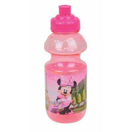 Fun House FUN3524550063775 Set de Vajilla Disney Minnie, Vidrio, Plato Hondo, Llano, Botella, Caja Merienda y Cubiertos