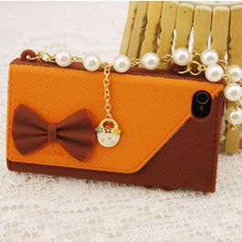 Funda iPhone 4/4S Bolso con Perlas Gadget and Gifts