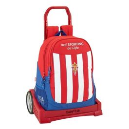 Mochila Escolar con Ruedas Evolution Real Sporting de Gijón Precio: 34.89000031. SKU: S4300961