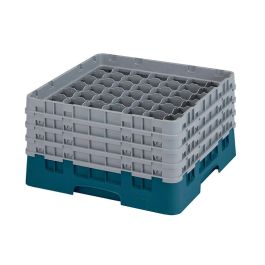 CAMBRO - 49S800-414 - Cesta de lavado 49 comp. 4 alturas - 6 cm Ø máx. - alt. máx. 21,7 cm - 50 x 50 x 26,7 cm - Cerceta Precio: 108.49999941. SKU: B1G895QVEP