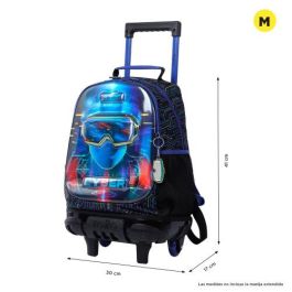 Totto Mochila Morral Rue Bumper Mettaverse M con Ruedas MJ03MTV005-2320-5CEM - Compartimiento Principal, Bolsillos Laterales y Organizadores Internos Totto Mochila Morral Rue Bumper Mettaverse M con Ruedas MJ03MTV005-2320-5CEM - Compartimiento Principal, Bolsillos Laterales y Organizadores Internos