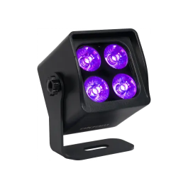 Algamlight Foco Par Led 4X4W Rgb+Ww Ip65 Con Batería Y W-Dmx Event Par 44 Quad Ip Compacto Y Versátil