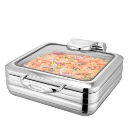 OYV SILICY Chaffing Dish GN 2/3 para Buffet y Exposición, 44 cm ancho x 48 cm largo x 18 cm alto, Capacidad 5.5 litros Precio: 766.7528. SKU: B1BBQXSC7H