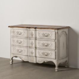 Cómoda Madera Mindi Dormitorio 130 X 45 X 85 cm