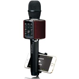 Lenco BMC-090 Micrófono Karaoke Inalámbrico Bluetooth 5W Negro con Altavoces Integrados