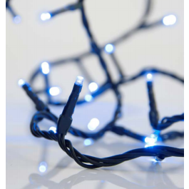 DKD Home Decor Luces de Navidad Modernas 300 LED 5mm Azules, 30 Metros de Largo con Cable PVC, IP44 Exterior Precio: 9.5900002. SKU: B18MK3N76B